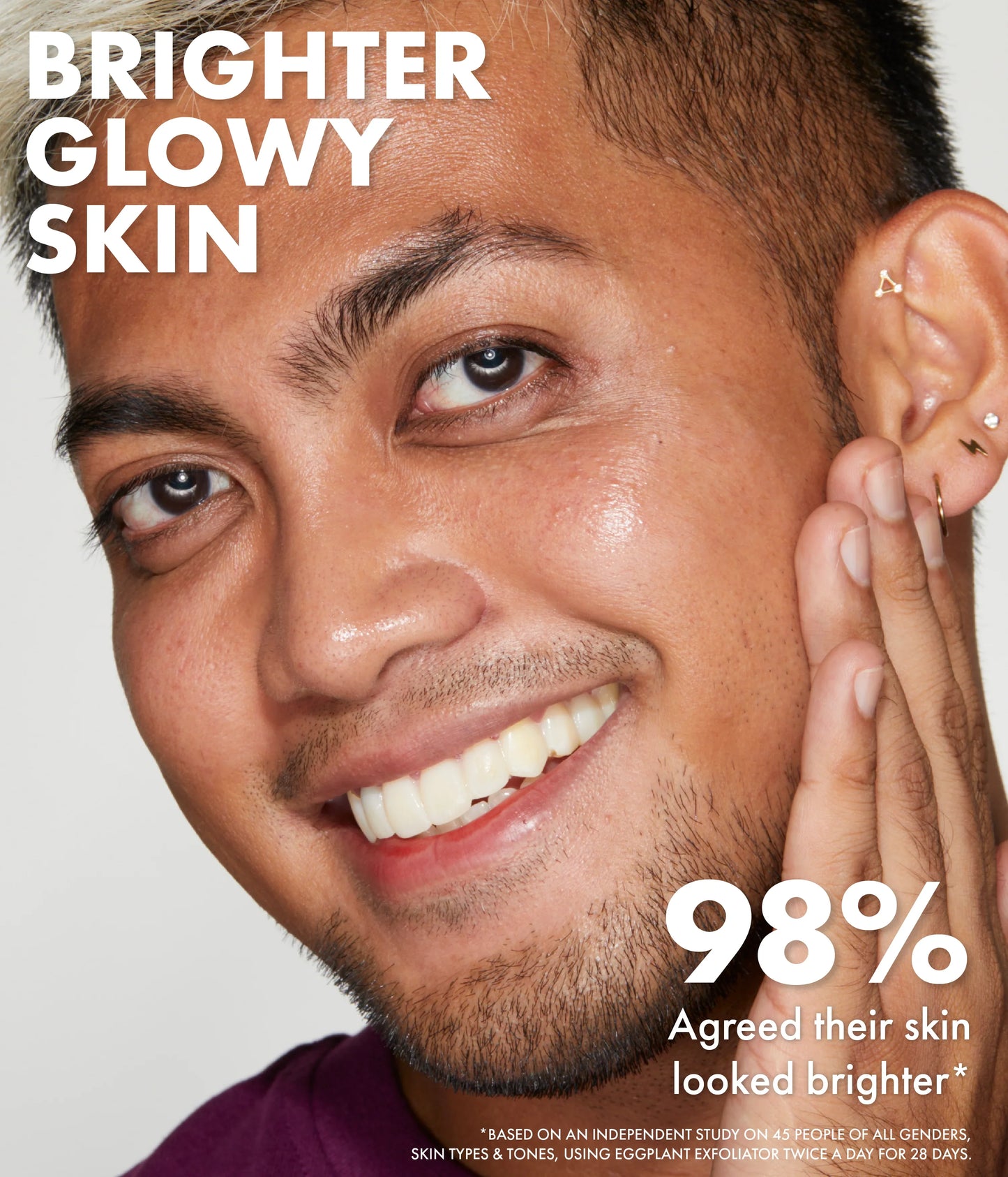 WISHFUL Eggplant Exfoliator: 9.5% AHA, BHA & PHA Pore Clarifying Daily Toner