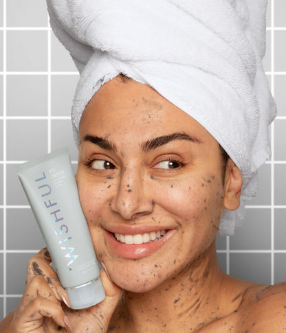 Yo Detox Charcoal Face & Body Enzyme Scrub